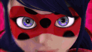 Ladybug (Miraculous Ladybug) has the power of "Lucky Charm", a good-luck based superpower where she creates an object used for defeating her foes in unpredictable ways.