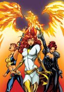 Hosts of the cosmic psionic entity, the Phoenix Force (Marvel Comics), gain tremendous power as well as enhancements to their own abilities.