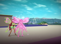 Aisha (Winx Club) using Plasma Shape to create a Morphix decorated decoy.