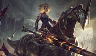 Rell, the Iron Maiden (League of Legends) can shape metals into her weapon, iron horse, or armor.