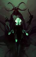 Sabrina Spellman (Chilling Adventures of Sabrina) as the Herald of Hell, can perform dark miracles that perverted the works of Jesus Christ.
