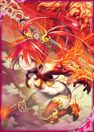 Fiery Lu Bu The Red (Valkyrie Crusade) was able to achieve her true/max power after her sacred steed Fiery Red Hare became one with her.