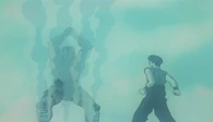 Bakken (Yu Yu Hakusho) using Asura Ninja Technique: Vapor of White Mist to hide himself while misdirecting his targets.