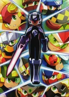 EXE4Promo.jpg (1.61 MB) Using Double Soul, MegaMan.EXE (Mega Man Battle Network) can resonate with the souls of other NetNavis, allowing him to gain the abilities of the Navi along with additional powers.