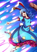 Seiran (Touhou Project) can fire bullets from other dimensions.