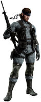 Despite being a modified clone of the already badass soldier Big Boss who expresses his recessive genes, Solid Snake (Metal Gear) proved himself just as capable as his genetic source/father in the way Liquid Snake envy of. "Kept you waiting huh?"