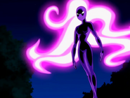 Anodites such as Verdona (Ben 10 series) are a race of energy beings capable of manipulating mana.