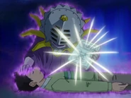 Zofis (Konjiki no Gash Bell!/Zatch Bell!) tampered; with the emotions of the humans under his control, turning them; into heartless killing machines; who feel nothing; except anger and the urge to fight.