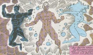 ...In his efforts to become a perfect god, guided by pure logic and untainted by neither good nor evil, Adam Warlock once expelled his good and evil aspects from himself, his good half becoming the Goddess and his evil becoming a version of the Magus.