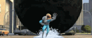 Frozone (The Incredibles) Cryokinetic Surfing