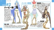 Various sub-species of Harpy (Monster Musume)