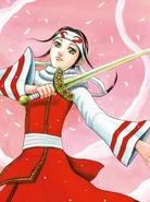 Kyou Kai (Kingdom) is a dangerously skilled master swordswoman.