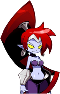 Nega-Shantae (Shantae) is Shantae's dark half, brought into existence when Shantae's good magic is converted to dark magic.