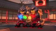 Time Twins/Hands of Time (Lego Ninjago) can manipulate Time.