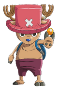 As a reindeer who was given human qualities from the Hito Hito no Mi/Human-Human Fruit, Tony Tony Chopper (One Piece) can understand both humans and animals.