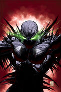 The angelic Jim Downing (Image Comics) is host to the demonic symbiote K7-Leetha.