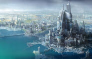 This seems like Castelia City, except 100 years more advanced.