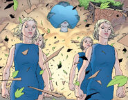 The Stepford Cuckoos (Marvel Comics) are quintuplet mutants that possess a linked hive mind, which allows them to share thoughts and maintain a continuous telepathic connection...