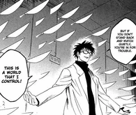 Doctor Kanzaki Kosuke Warp World.jpg (52 KB) Doctor (Black Cat) can convert his life force into a self-designed dimension, as well as repair other people's injuries.