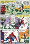 The Lizard (Marvel Comics) communicating with alligators as Spider-Man looks on.