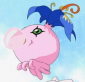 Yokomon (Digimon) is amongst the many baby-level Digimon who spit bubbles as their main offensive attack.