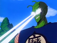 King Piccolo (Dragon Ball) can fire thin but accurate beams from his eyes.