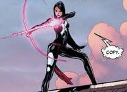 Psylocke (Marvel Comics) can use her psionic constructs to create a bow...