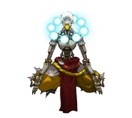 Zenyatta (Overwatch) is a support type of hero, who can heal allies or damage enemies.