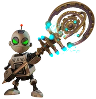 Clank Chronoscepter.png (3.67 MB) Clank holding the Chronoscepter (Ratchet & Clank)