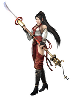 Momiji (Ninja Gaiden) was raised to be a Dragon Shrine Maiden. She was tasked with keeping the ancient relics passed down the Hayabusa Village from the ancient Dragon Lineage and carrying out the Shrine Maiden's rites and rituals to purify the world of malicious evil forces.