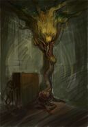 After Alexander Korolyov (Paranoia) had been bitten by zombified test subject, he mutated into a monstrous Zombie Mutant called the Brain Tree, with the ability to control Zombies and especially Clones.