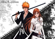 Orihime Inoue (Bleach) has pure, unconditional love for Ichigo Kurosaki which is so strong she emphasized his feelings of anguish, disappointment, or worry, even feeling pain herself when she sees Ichigo getting hurt.