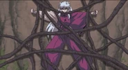 Kaguya's nature manipulation.png (881 KB) Kaguya (InuYasha) binds Inuyasha to a wall with vines.
