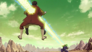 Piccolo's (Gintama) Makankosappo is a laser that can pierce through both Gengai and Hasegawa.