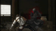 Raidou Power Blow.gif (7.96 MB) Raidou (Dead or Alive) rapidly pummeling Hayate with a single arm.