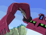 Sonic X E-47 Pumpty Binding.gif (3.45 MB) E-47 Pumpty (Sonic X), trapping Tails, Amy and Chris into its super strong holding chamber.