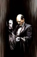 Alfred Pennyworth (DC Comics) is skilled in tailoring, having frequently repaired and maintained many of Bruce Wayne's clothing from his suits, tuxedos to the Batsuit.