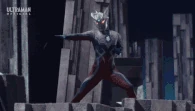 Ultraman Zero (Ultraman series) firing Emerium Slash.