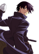 Hei (Darker than Black) became a Contractor when his sister fused with him, thus (mostly) acting on rationality and logic while not letting emotions get in his way.