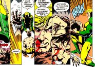 Even a powerful martial artist like Karate Kid is powerless against Nemesis Kid's ability.