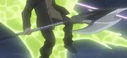 Shintetsu Nyoi (Shakugan no Shana) is a polearm weapon that can change form into any weapon the wielder wishes it to be, even multiplying into thousands of itself.