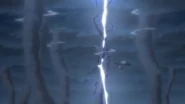 Ranga's (Tensei Shitara Slime Datta Ken) Death Storm skill involves him creating several waterspouts.