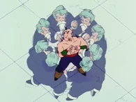 Jackie Chun's Afterimage Strike.png (268 KB) Jackie Chun (Dragon Ball) using the Afterimage Strike to create multiple speed clones to attack Tenshinhan in eight directions.