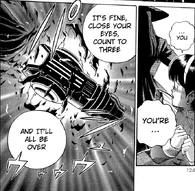 Samus Aran (Metroid) manifesting her Arm Cannon independently of the rest of her Power Suit.