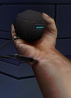 The Black Ops Psionic Amplifier/Psi Amp (System Shock 2) gives the wielder a great amount of psionic abilities.