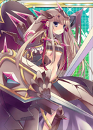 Arch Knight (Valkyrie Crusade) is a young girl who possess an ancient divine armor of the gods.