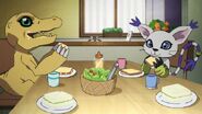 The Chosen Digimon (Digimon Adventure) require a minimal stash of energy to digivolve, unable to do so on an empty stomach.