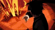 Roy Mustang (Fullmetal Alchemist) snaps his fingers to generate explosive flames, which ignite almost instantly and appear precisely where he directs them.