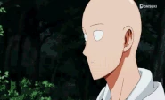 Saitama's Reflexes.gif (1.32 MB) Saitama (One-Punch Man) catching Speed-o'-sound Sonic's blade thrust.