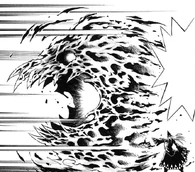 Peta's (Marchen Awakens Romance) uses the Ghost ÄRM, Abyss Cannon to summon the tortured spirits from hell.